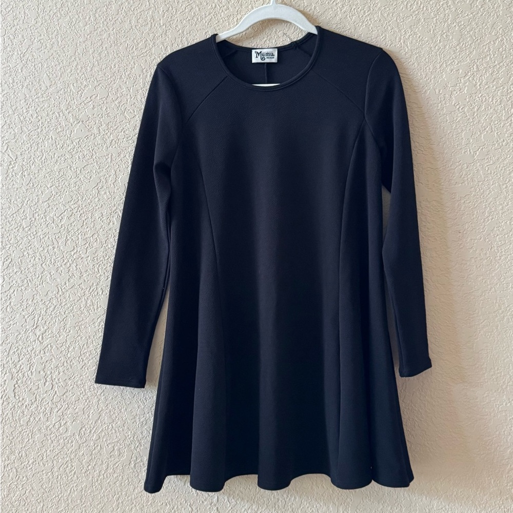 Show Me Your MuMu Black Harrison Babydoll Dress, Size Medium